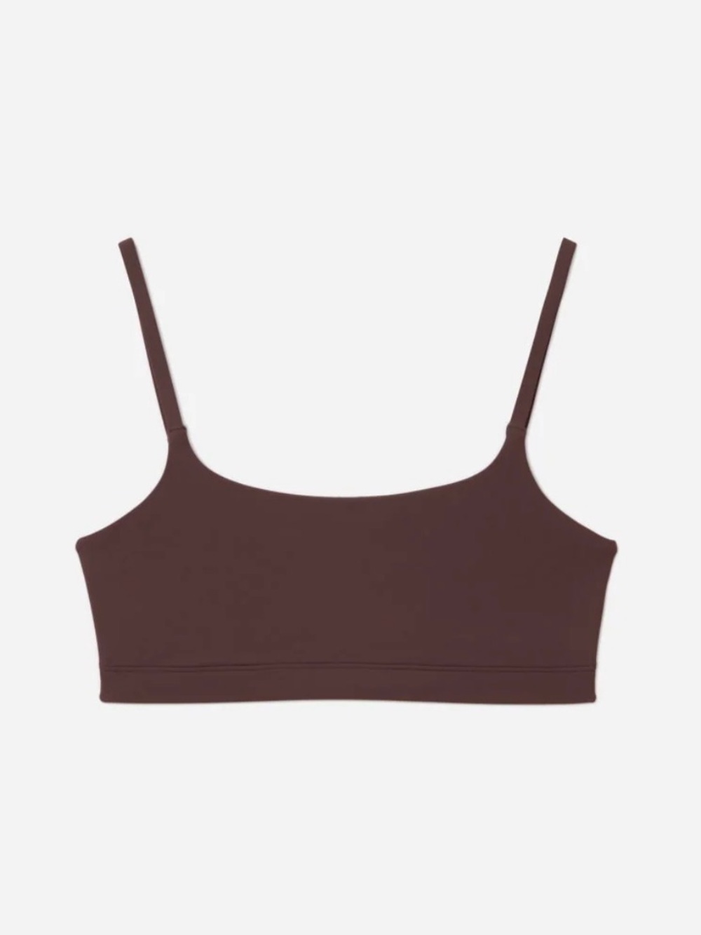 Everlane | The Invisible Square-Neck Bralette | Dark
Tan